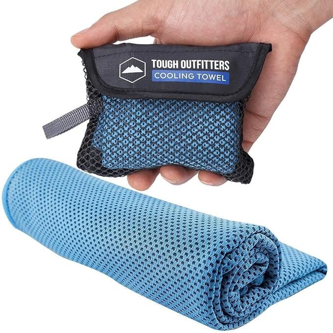 Tough Outdoors Cooling Towel - Cooling Towels for Neck & Face - Ice Wrap & Sweat Rag for Camping ... | Amazon (US)
