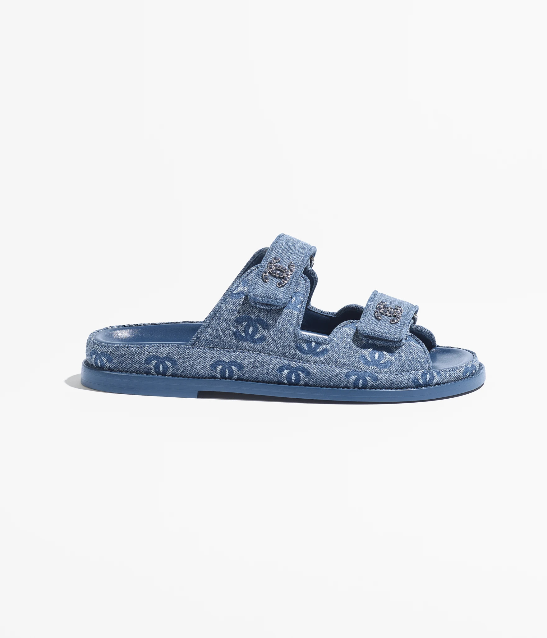 Mules - Denim, blue — Fashion | CHANEL | Chanel, Inc. (US)