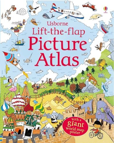 lift the flap atlas      Hardcover – February 27, 2009 | Amazon (US)