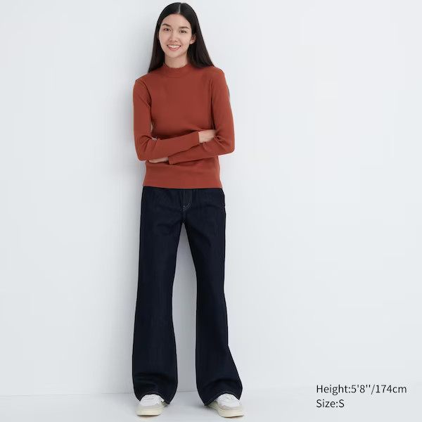 Super stretchy for a comfortable fit. Flattering, wide-ribbed fabric. | UNIQLO (US)
