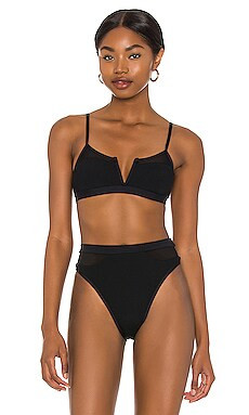 L*SPACE Sadie Bikini Top in Black from Revolve.com | Revolve Clothing (Global)