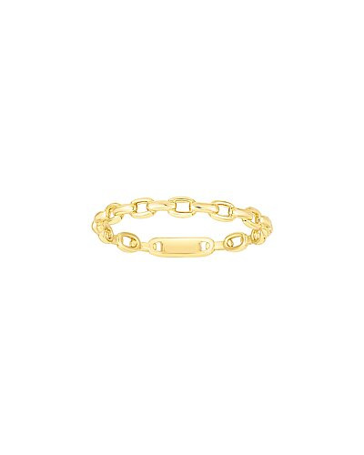 14K Italian Gold Chain Ring | Gilt & Gilt City