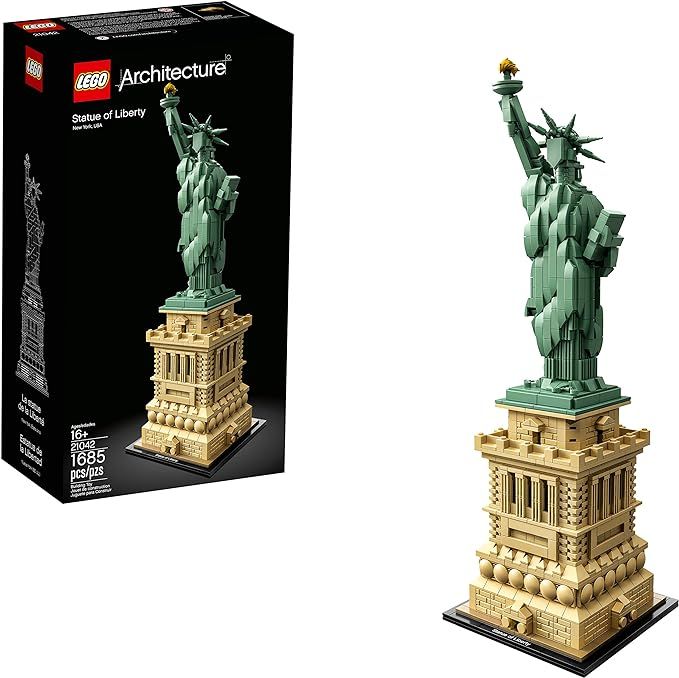 LEGO Architecture Statue of Liberty 21042 Building Toy Set for Kids, Boys, and Girls Ages 16+ (16... | Amazon (US)
