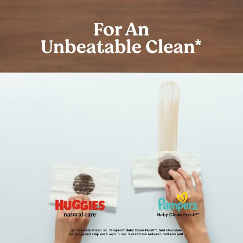 Huggies Natural Care Sensitive Baby Wipes, Unscented, 1 Soft Pack (16 Wipes Total) (Select for Mo... | Walmart (US)