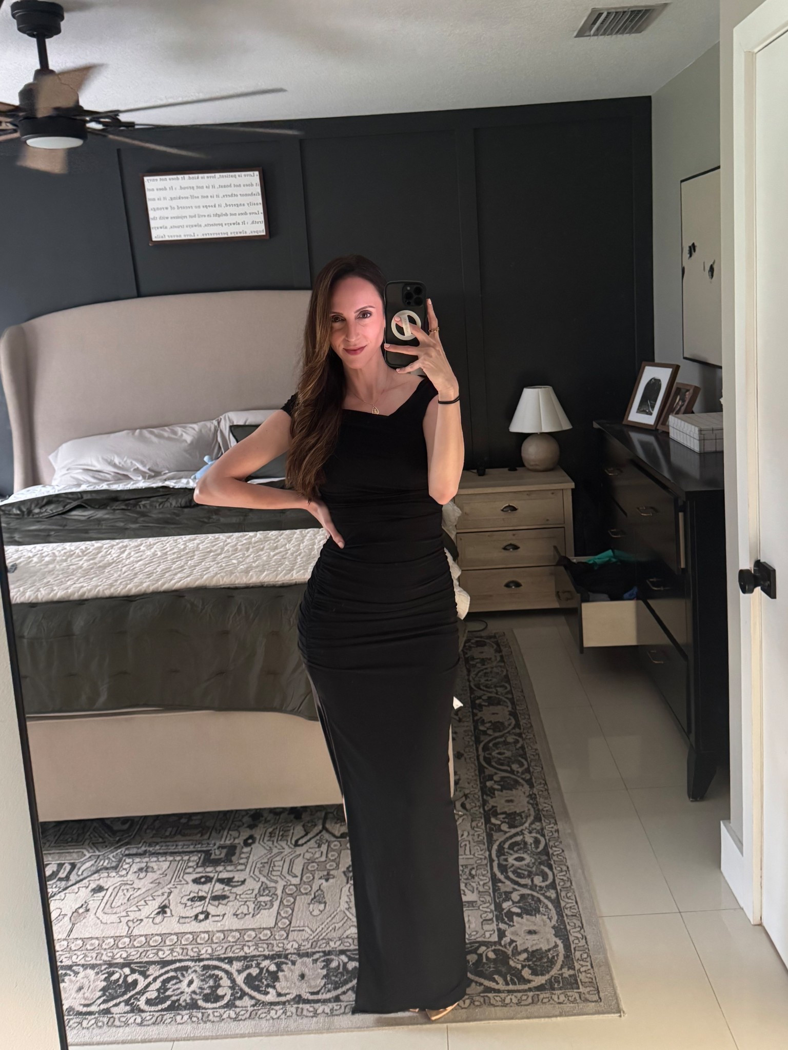 Beautiful formal dress simple and comfortable yet gorg! AND on sale!

I got XS! 