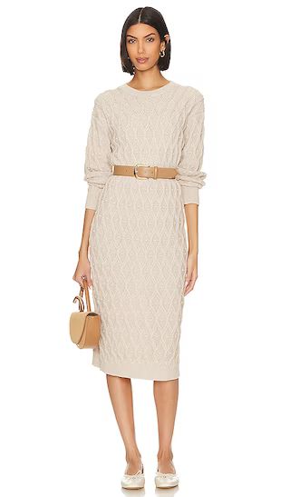 Ruby Sweater Dress in Taupe | Revolve Clothing (Global)