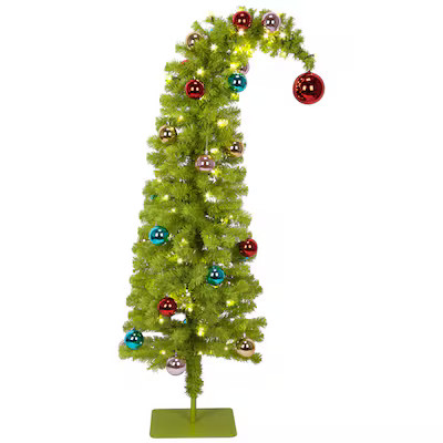 Grinch 4.75-ft LED Dr. Seuss' The Grinch Christmas Tree | Lowe's