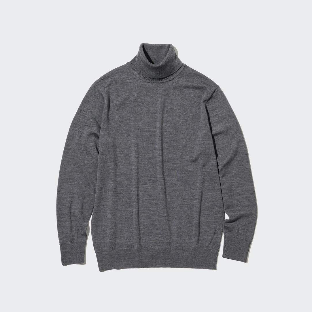 100% Extra feine Merinowolle Rollkragenpullover | UNIQLO (DE)