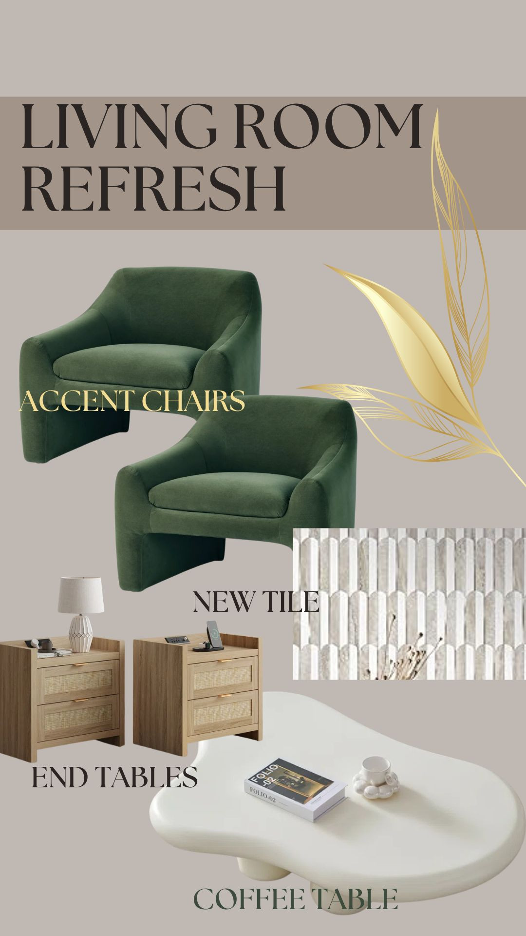 little Spring living room refresh. Excited to get this all in this week and see what it looks like in the space 

 #LTKHome