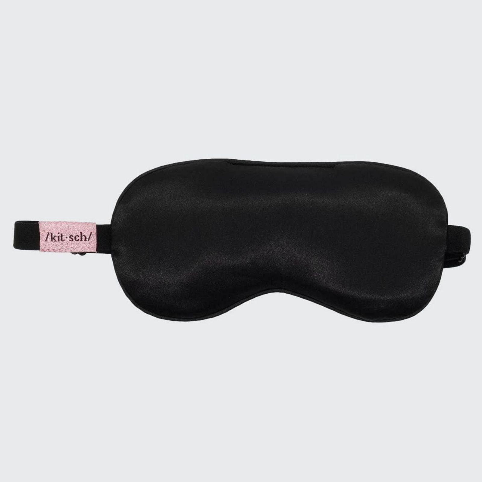 Kitsch Lavender Weighted Satin Eye Mask, Black | Kohl's