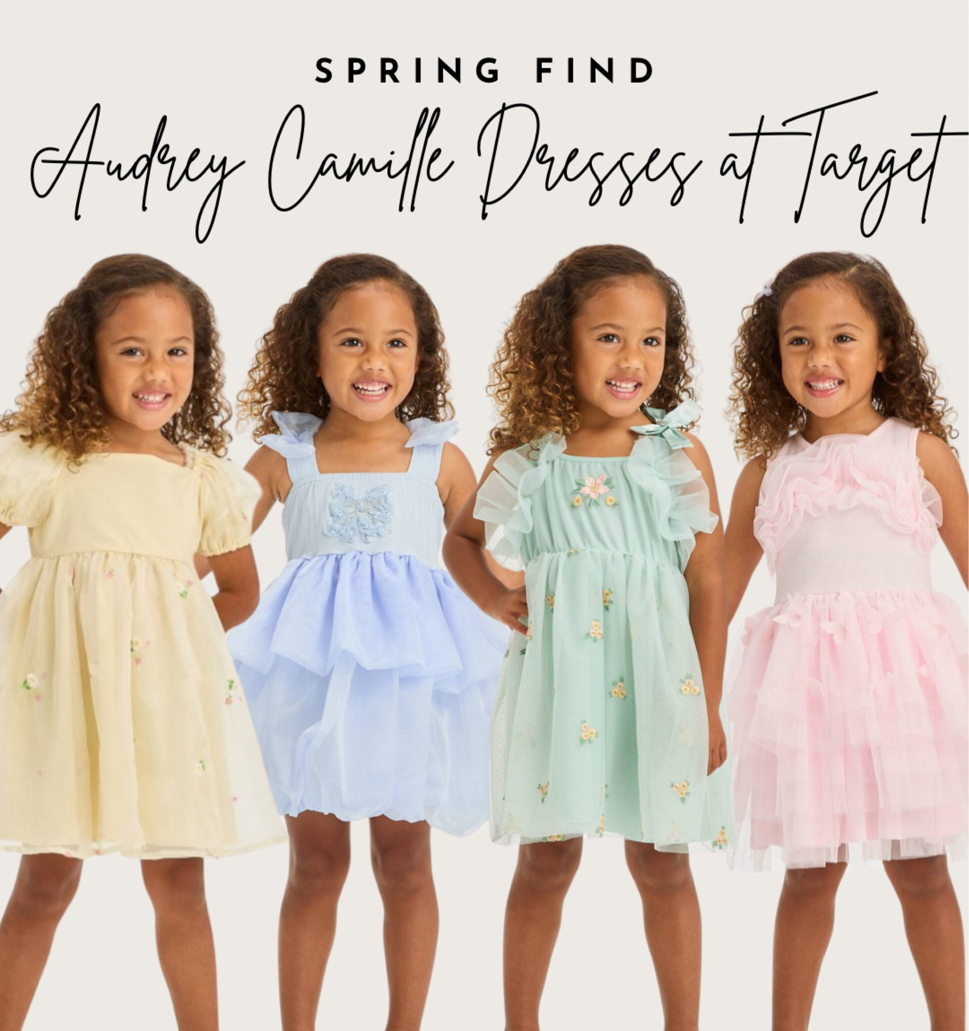 Spring Find: Audrey Camille Dresses at Target

#LTKSeasonal #LTKfamily #LTKkids
