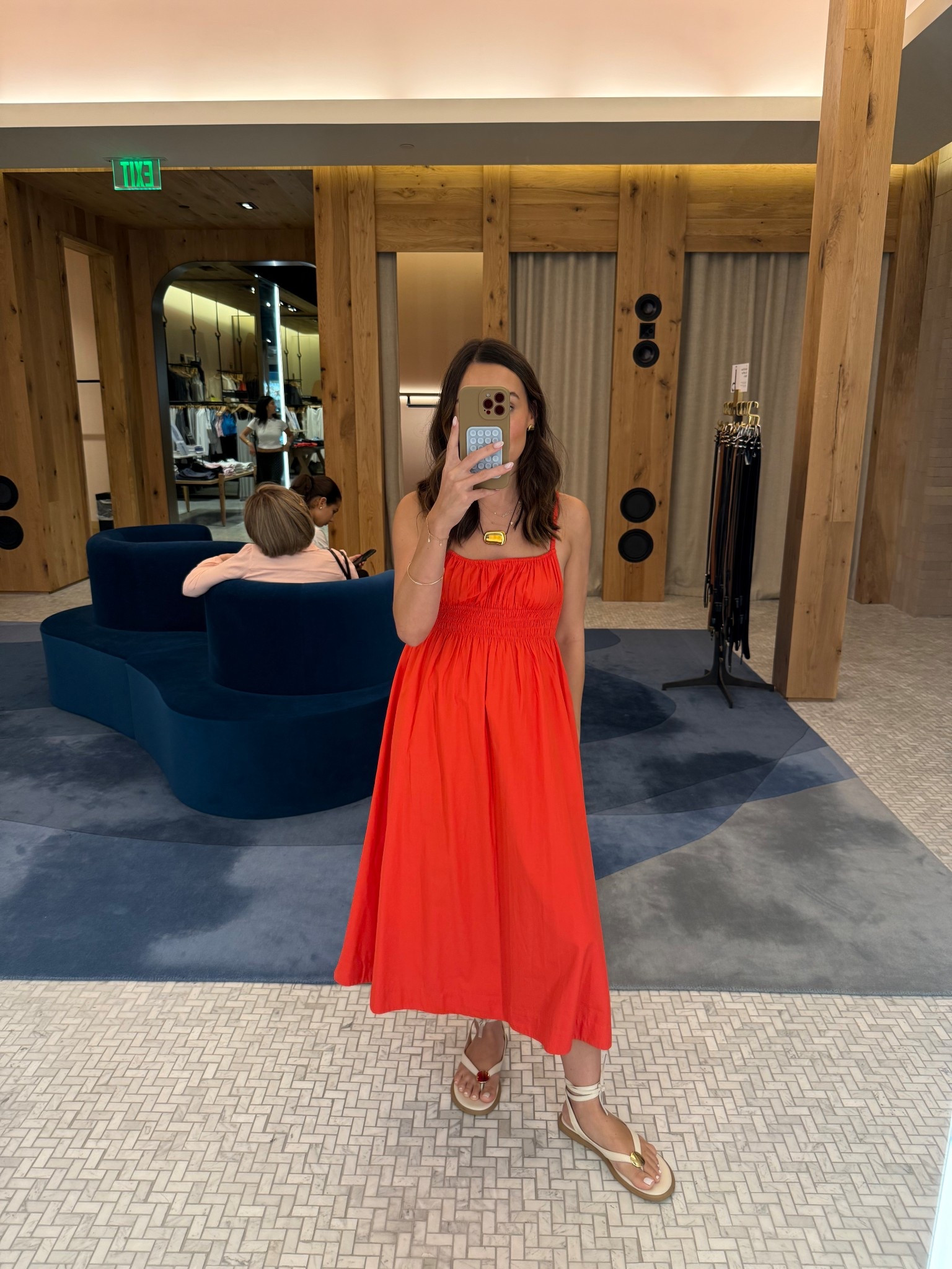 Size XS! Obsessed with this lightweight dress! Comes in 3 colors and is on sale  

#LTKFindsUnder100 #LTKSaleAlert