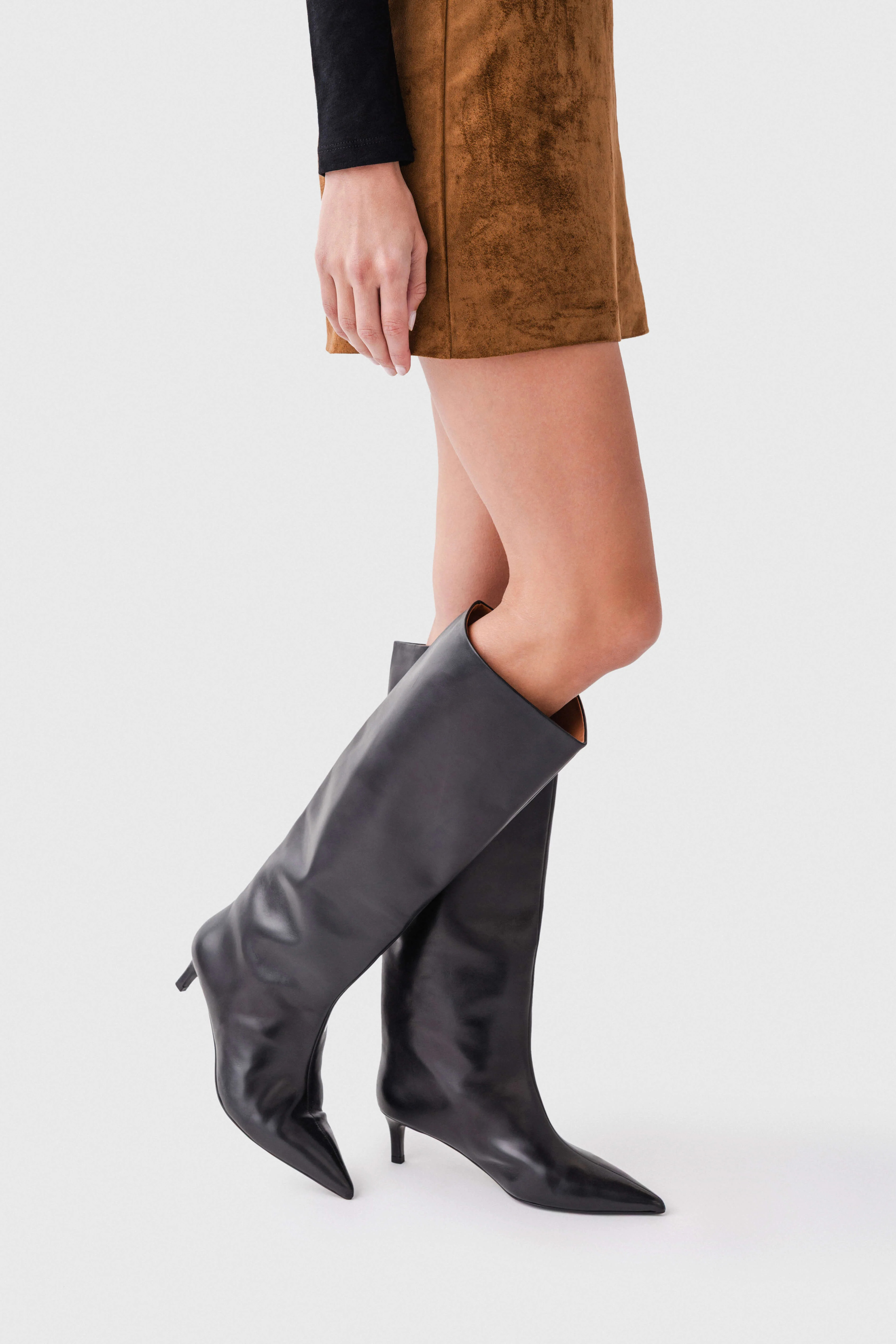 Free People Kiki Kitten Heel Boot | Social Threads