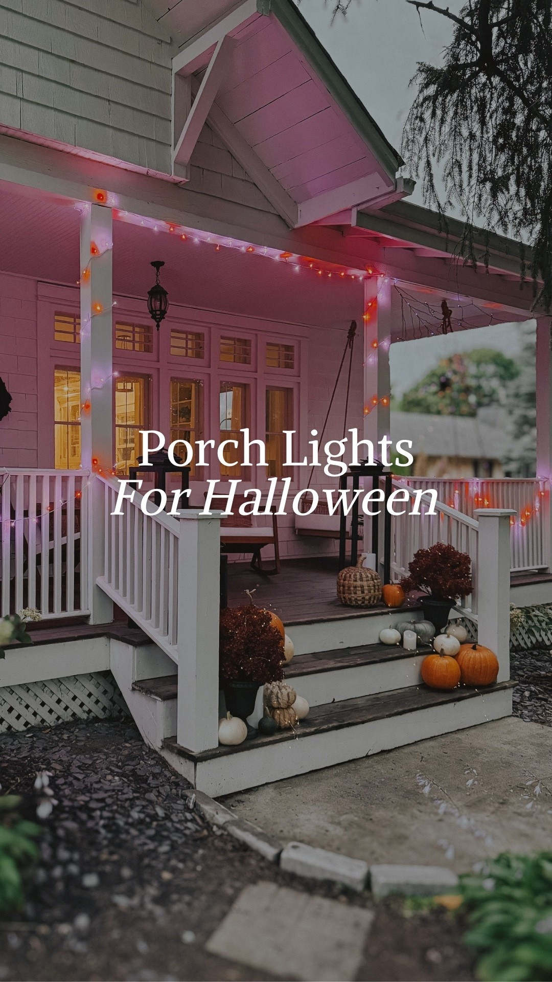 Spider web lights and color changing lights for Halloween! 

#LTKHalloween #LTKHome #LTKSaleAlert