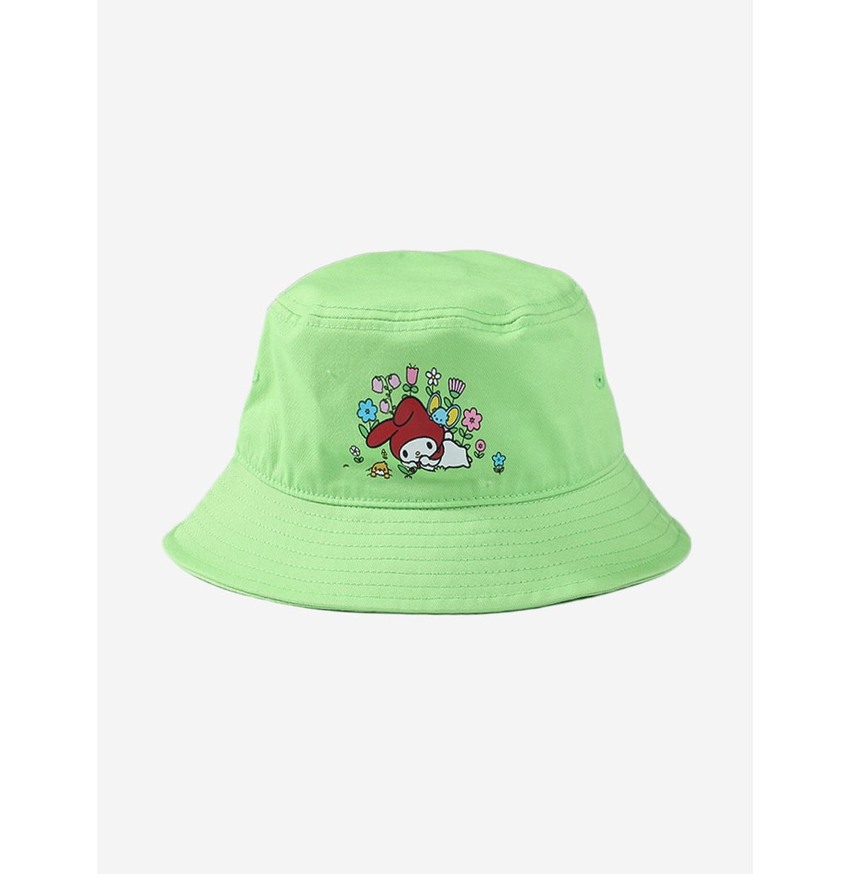 My Melody Men's Garden Party Adult Green Bucket Hat - My melody garden party | Macy's