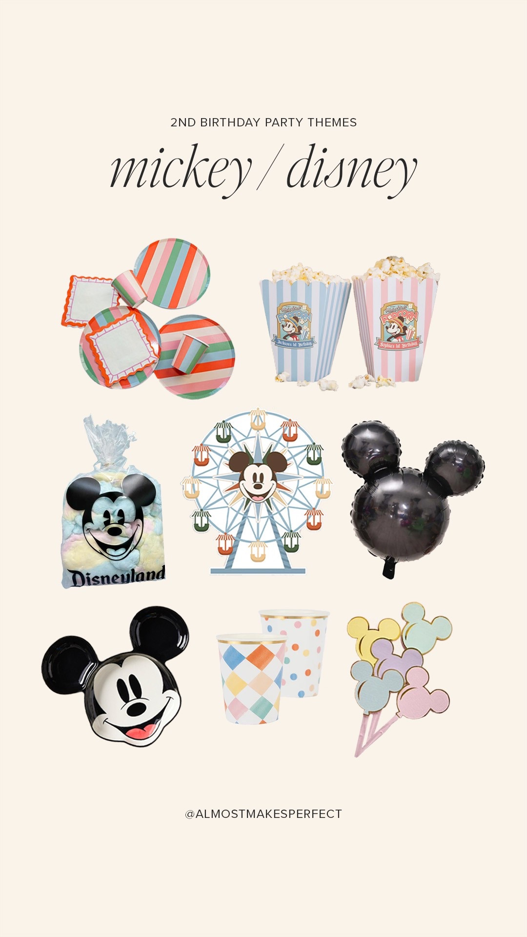 cute party supplies for a Mickey/disney themed 2nd birthday party!

#LTKFamily #LTKKids #LTKParties