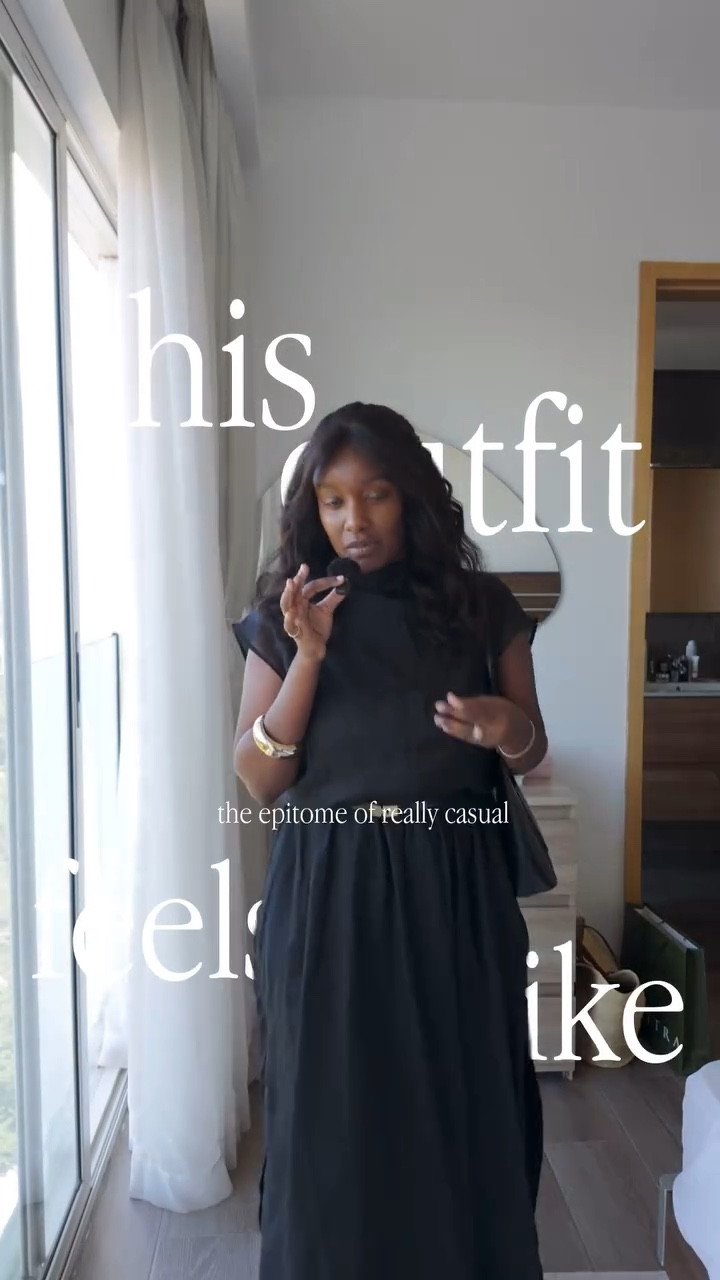 comfy + casual + chic 🤍✨in @dissh SS25

#dissh #linenshirt #linendress #casualchic #arket