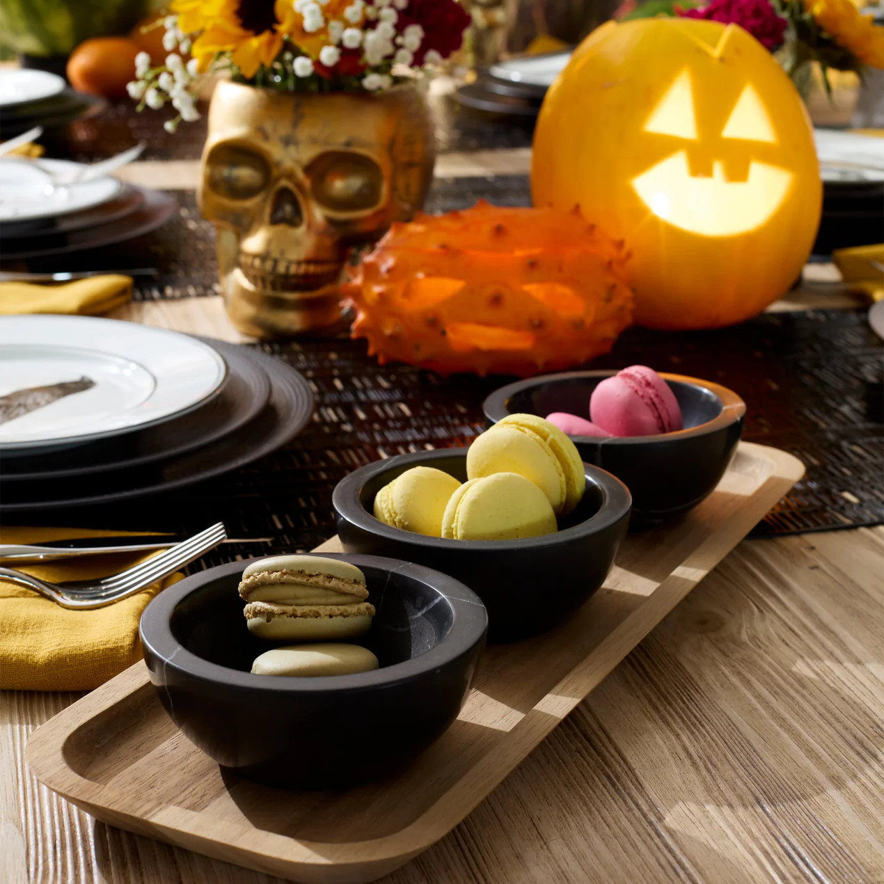 LX Collective Tray with 3 Dip Bowls | Lenox