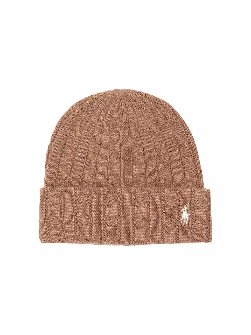 Polo Ralph Lauren Cable-Knit Wool &amp; Cashmere Hat | Saks Fifth Avenue