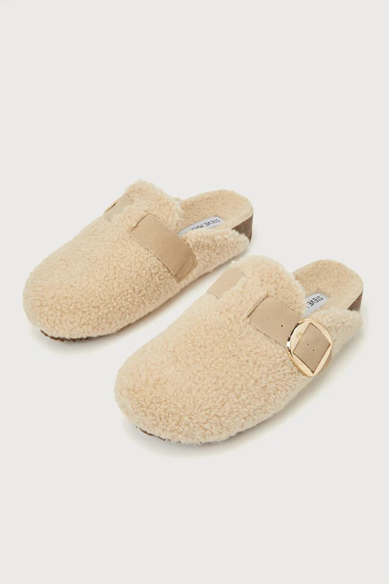Cuddle Natural Shearling Mules | Lulus (US)