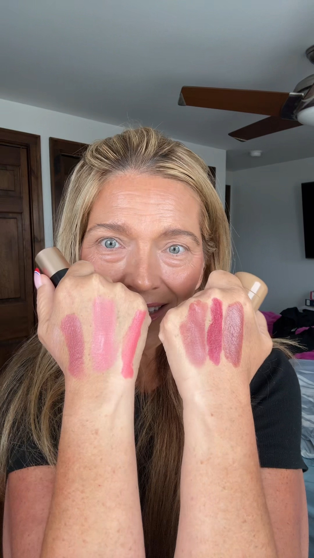 Why spend more when e.l.f. Cosmetics exists ✨ I compared the e.l.f. Cosmetics Cream Blush to the viral Rhode Pocket Blush and the results honestly shocked me. Two incredibly similar products — same creamy blendable formula, same natural flush — but a VERY different price tag. #creamblush #affordablemakeup #beautyover50 #makeupover50

#LTKBeauty