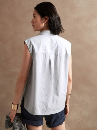 Long Button-Down Shirt | Banana Republic Factory