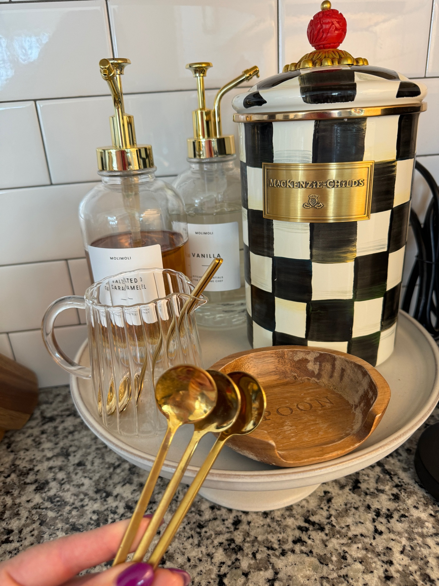 Love my new coffee area and still can’t get over this canister 

#LTKfindsunder50 #LTKSpringSale #LTKhome