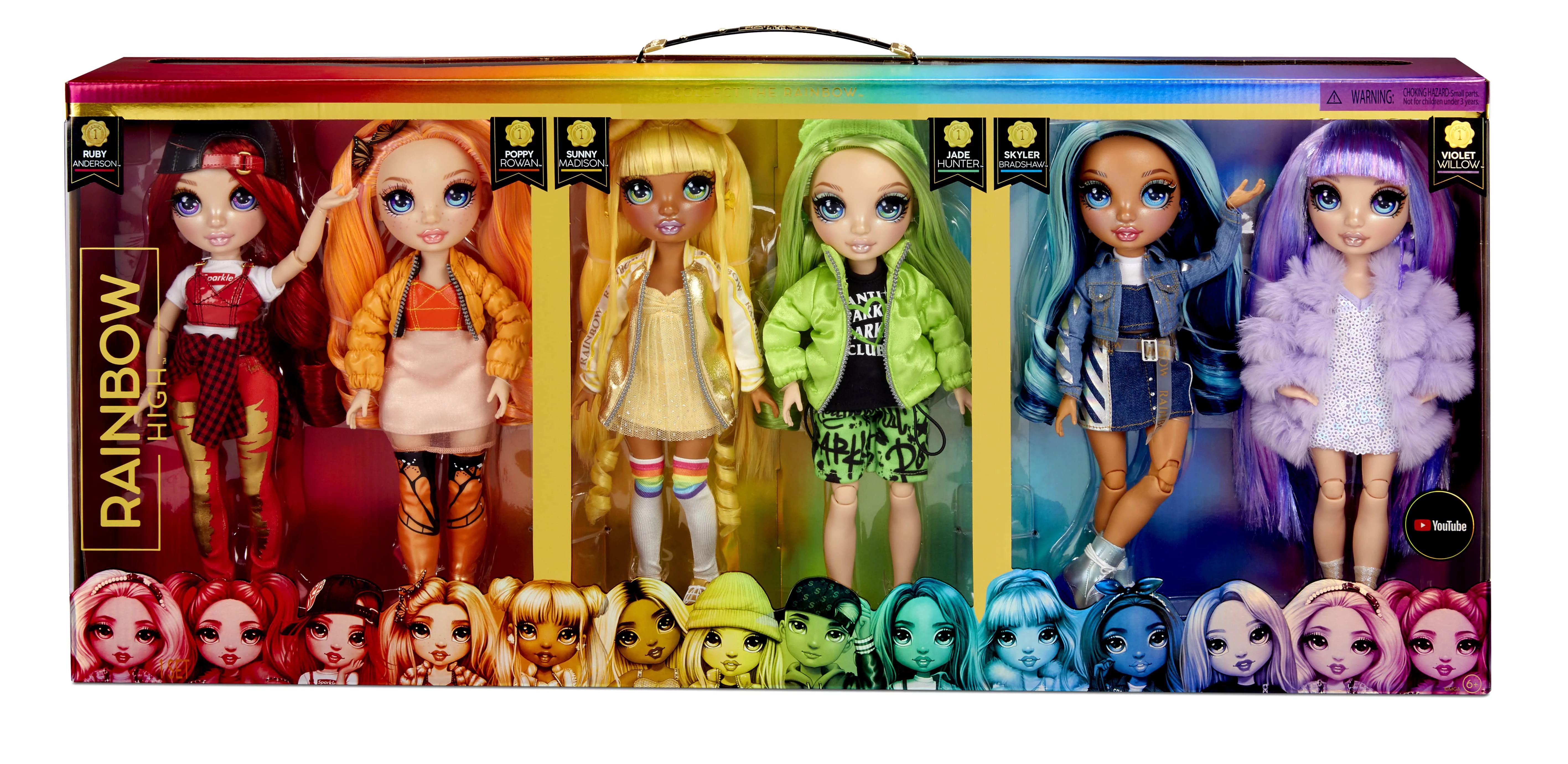 Rainbow High Original Fashion Doll Playset, 30 Pieces | Walmart (US)