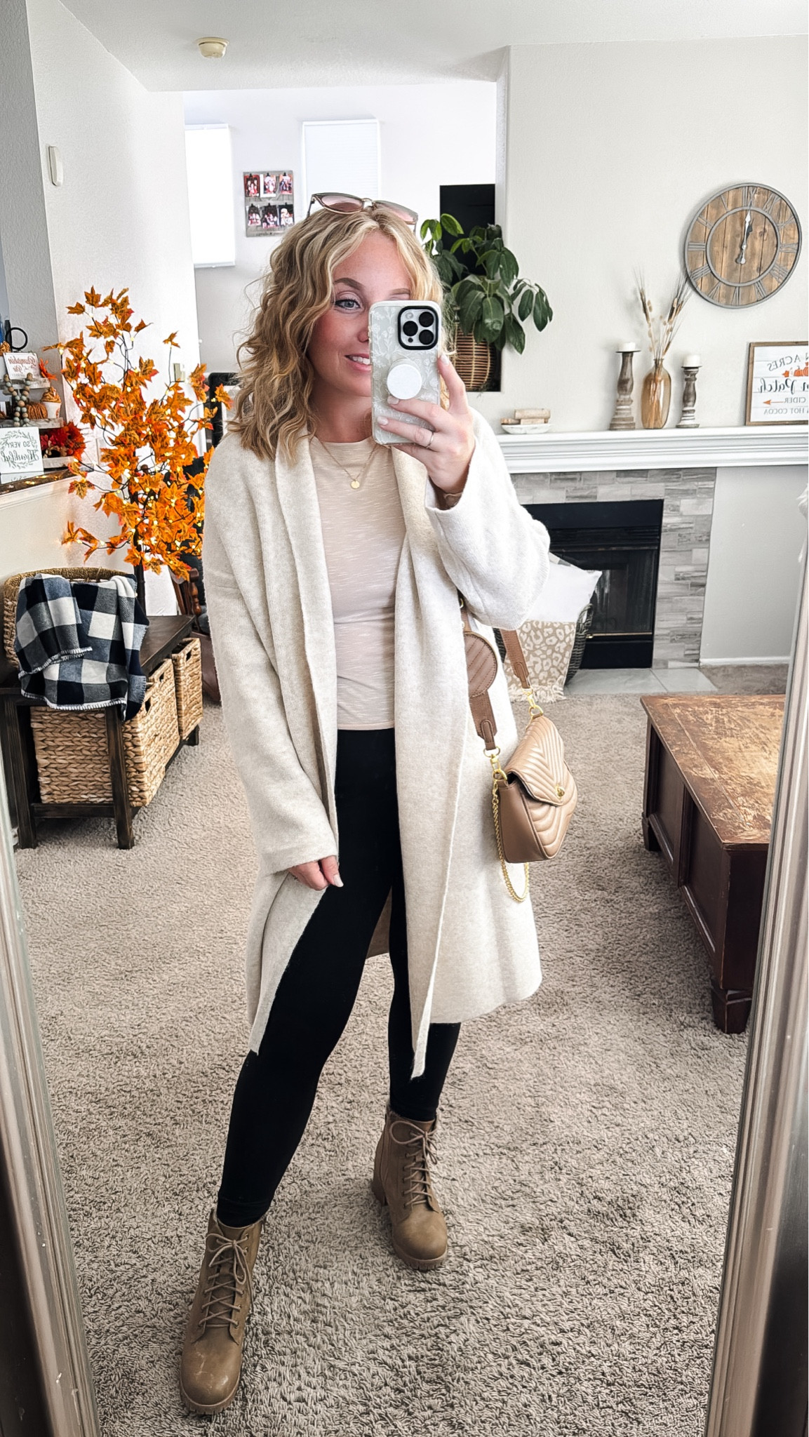 Light beige coatigan with a lightweight long sleeve top underneath, faux leather leggings, crossbody bag and brown ankle boots. Wearing a small in this coatigan for reference


//Fall outfits 2024, fall fashion finds,petite fashion, casual mom outfit ideas, fall outfit amazon, amazon outfit ideas, casual outfit ideas, outfit inspo, casual fashion, amazon fall fashion,  casual outfit fall, cute casual outfit, outfit ideas fall, amazon shoes, amazon bag, purse, size 4-6, casual fall outfits, casual outfit ideas everyday, fall tops, fall shoes, fall bags #ltkfindsunder100 #ltksalealert #ltkitbag

#LTKSeasonal #LTKStyleTip #LTKFindsUnder50