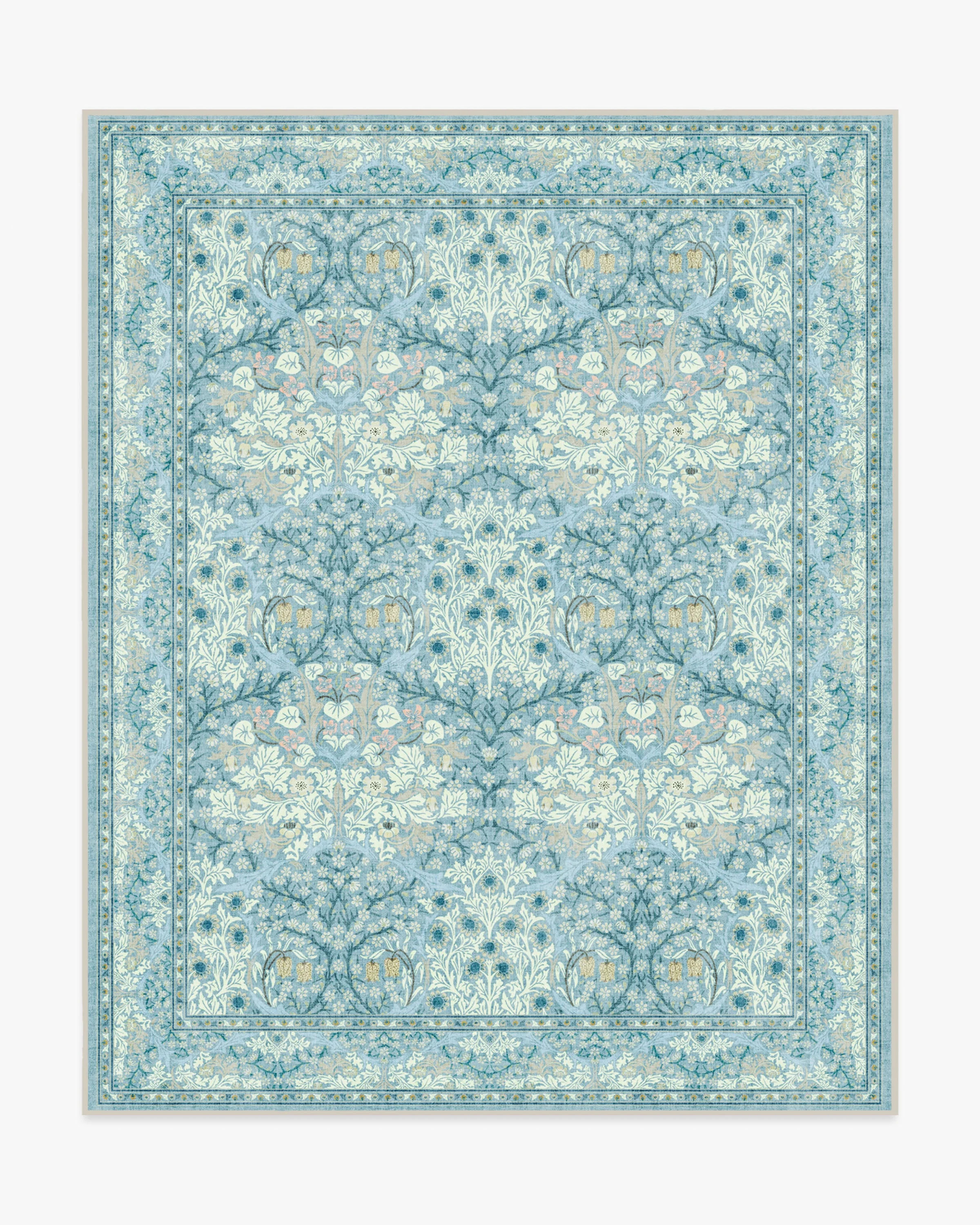 Blackthorn Slate Blue Rug by Morris & Co. | Ruggable US | Ruggable