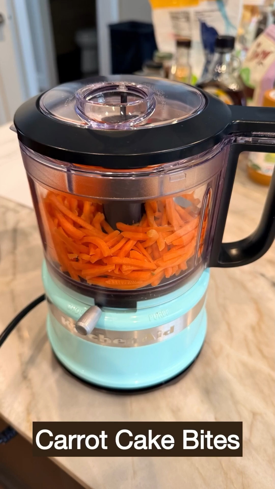 These carrot cake bites are proof that simple can still be really, really good. Soft, lightly spiced, naturally sweet, and perfect for a quick snack or little treat when you want something cozy but not complicated. Just a few ingredients, minimal prep, and they come together fast.

Carrot Cake Bites Recipe

Ingredients
	•	1 cup finely chopped carrots (use a food processor)
	•	1 cup rolled oats
	•	1/2 cup almond flour
	•	1/4 cup maple syrup or honey
	•	1/4 cup almond butter (or peanut butter)
	•	1 teaspoon cinnamon
	•	1/4 teaspoon nutmeg
	•	1/4 teaspoon ginger (optional)
	•	1/2 teaspoon vanilla extract
	•	Pinch of salt
	•	Optional add-ins: shredded coconut, chopped walnuts, or mini chocolate chips

Instructions
	1.	Add all ingredients to a bowl and mix until fully combined. The mixture should be sticky but able to hold together.
	2.	Scoop and roll into bite-sized balls.
	3.	Chill in the refrigerator for at least 20 minutes to firm up.
	4.	Store in an airtight container in the fridge for up to one week.

Easy, wholesome, and surprisingly satisfying for how simple they are 🥕✨

#LTKHome #LTKvlog #LTKmorningroutine