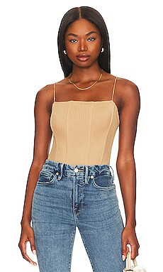 Mesh Mix Corset Bodysuit
                    
                    Good American | Revolve Clothing (Global)