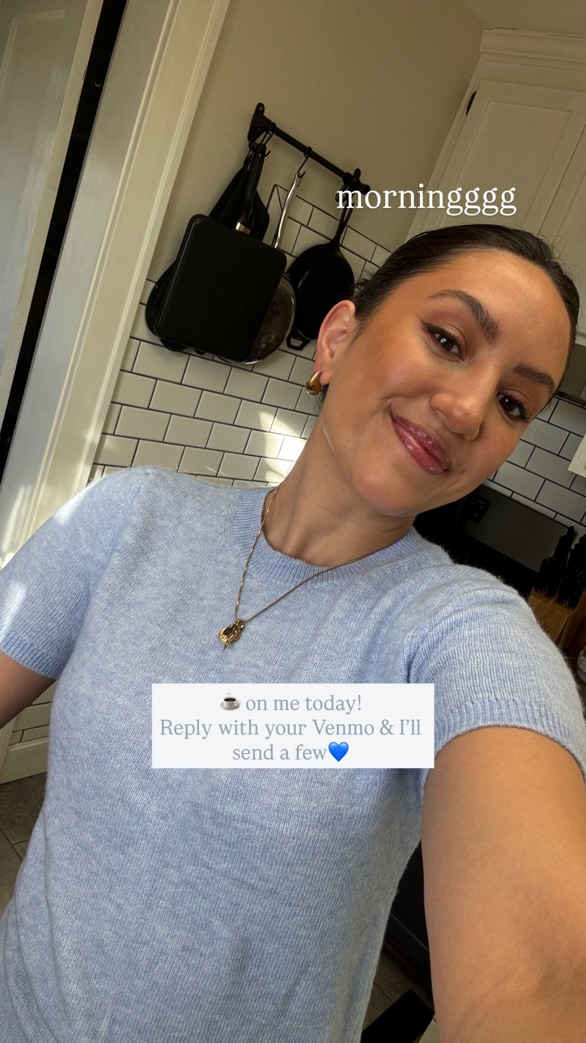 Baby blue wool short sleeve sweater I wore today!

In size small

#LTKgrwm #LTKootd