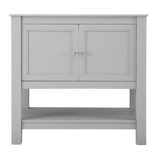 Home Decorators Collection Gazette 36 in. W Bath Vanity Cabinet Only in Grey-GAGA3622 - The Home ... | The Home Depot