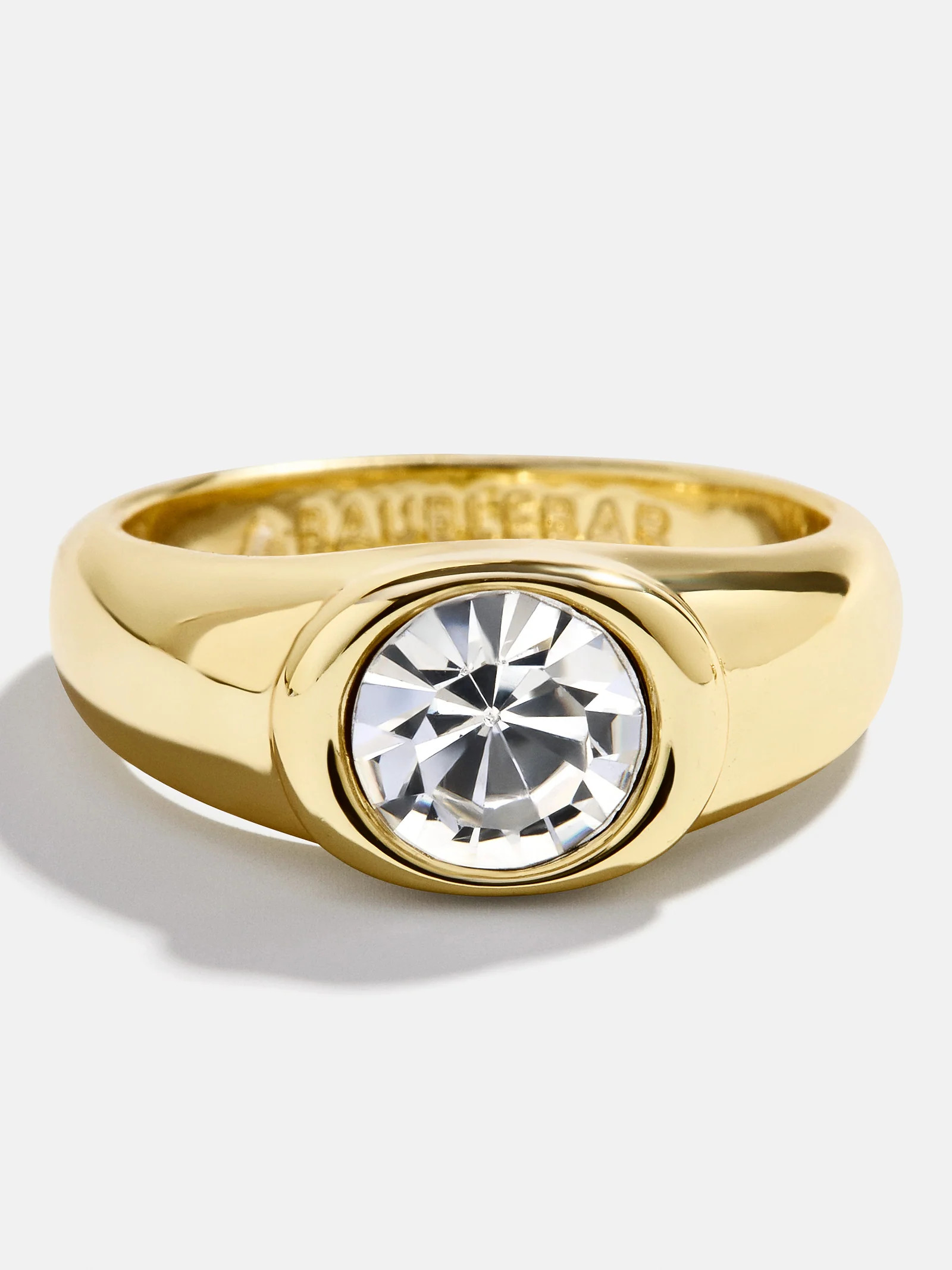 Mia Ring - Clear/Gold | BaubleBar (US)
