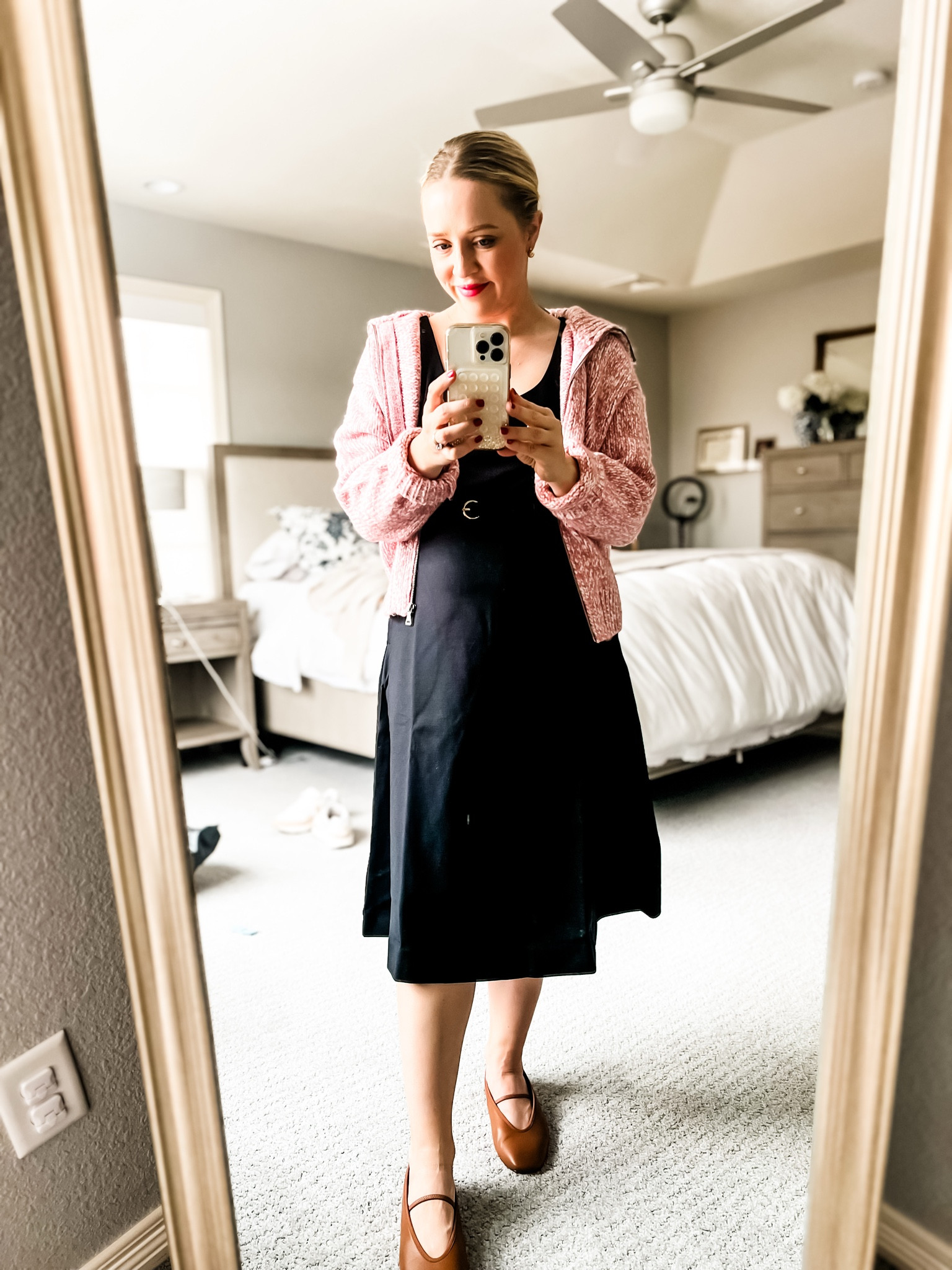 This ponte dress is the perfect black dress to dress up or down!
Wearing 4 petite. Flats and bomber jacket fit tts. Pink zip up is perfect for Valentine’s Day! Final sale, but it fits me well in small petite.
LBD, black dress, capsule wardrobe, dresses, Valentine’s Day, petite outfit 

#LTKPetite #LTKSaleAlert