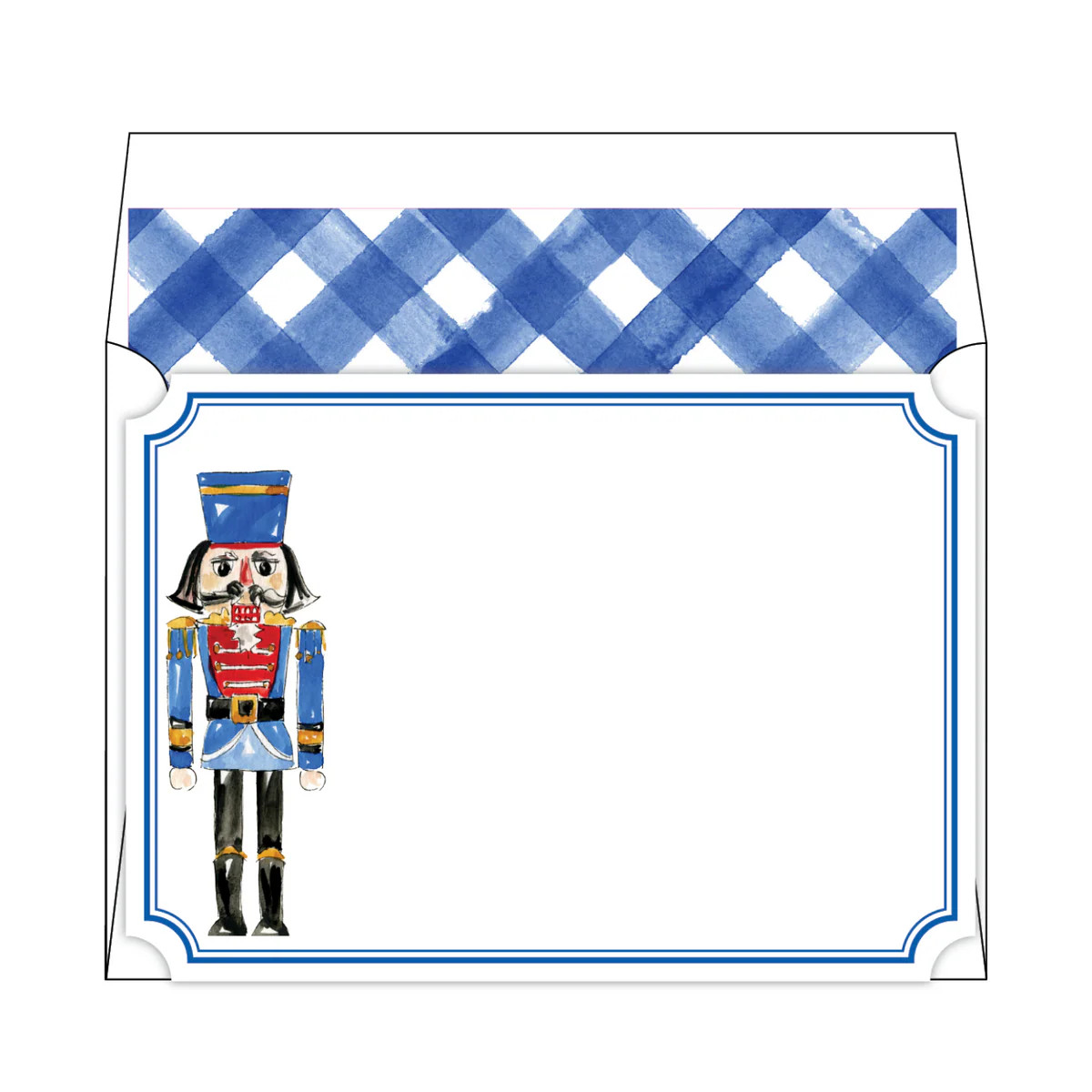 Handpainted Nutcracker Flat Note Stationery | Rosanne Beck Collections