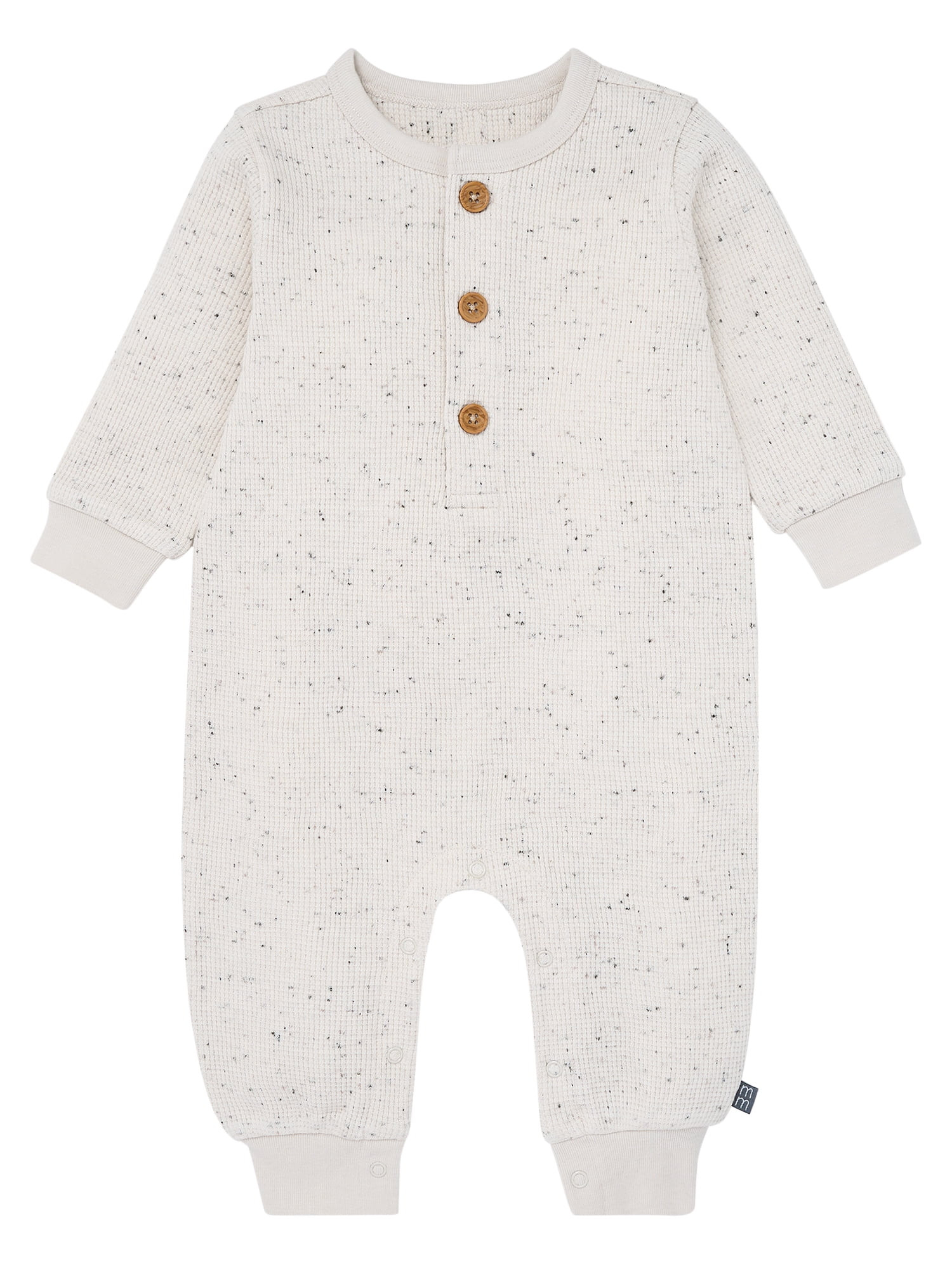 Modern Moments by Gerber Baby Boy Long Sleeve Slouch Romper, Sizes 0/3 Months - 24 Months - Walma... | Walmart (US)