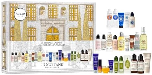 L'OCCITANE Advent Calendar, 24-Piece Luxury Beauty Countdown Holiday Gift Set Including Daily Ski... | Amazon (US)