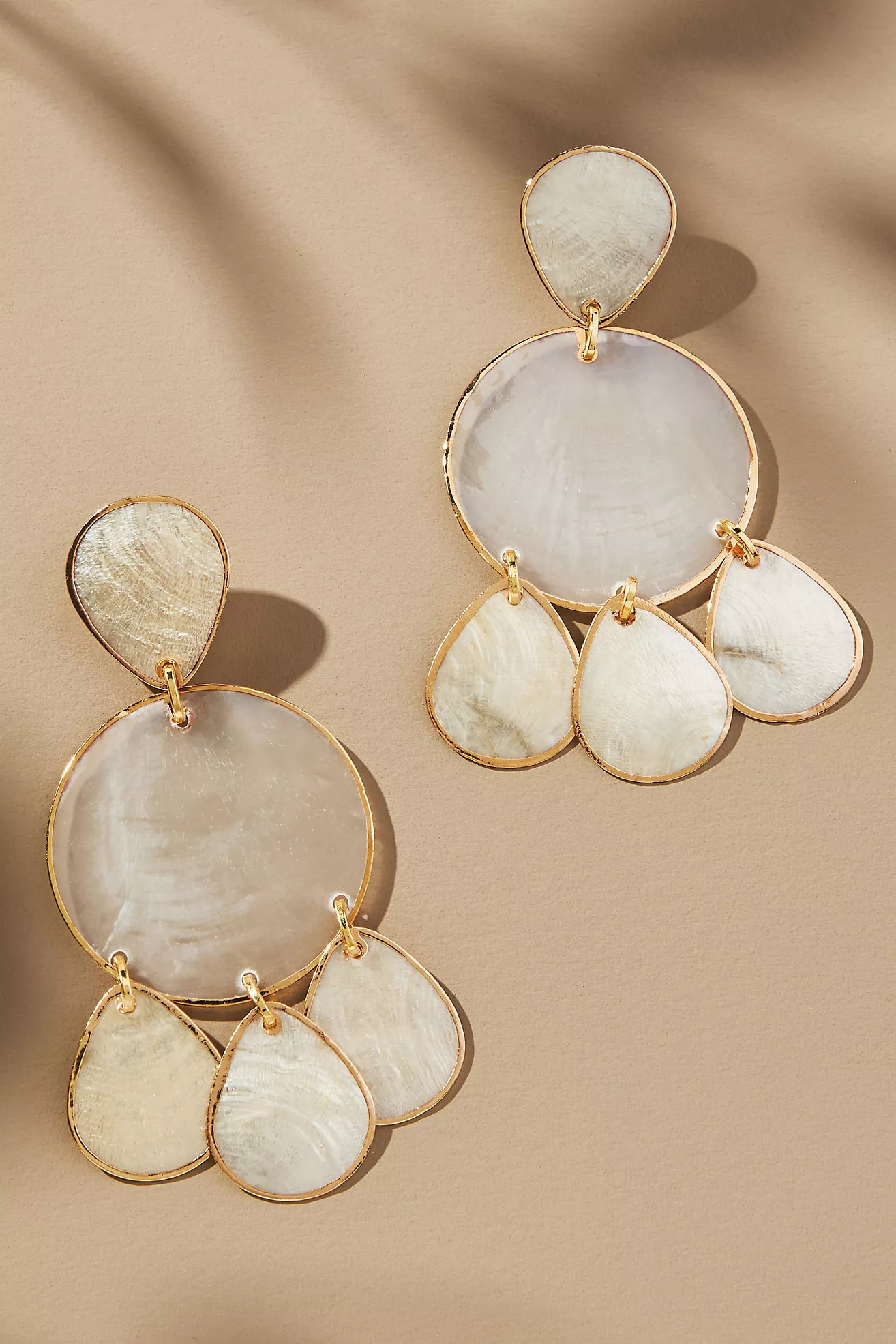 Pearl Disc Drop Earrings | Anthropologie (US)