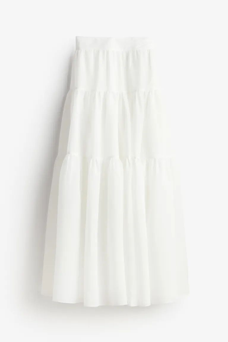 Tiered Maxi Skirt | H&M (US + CA)