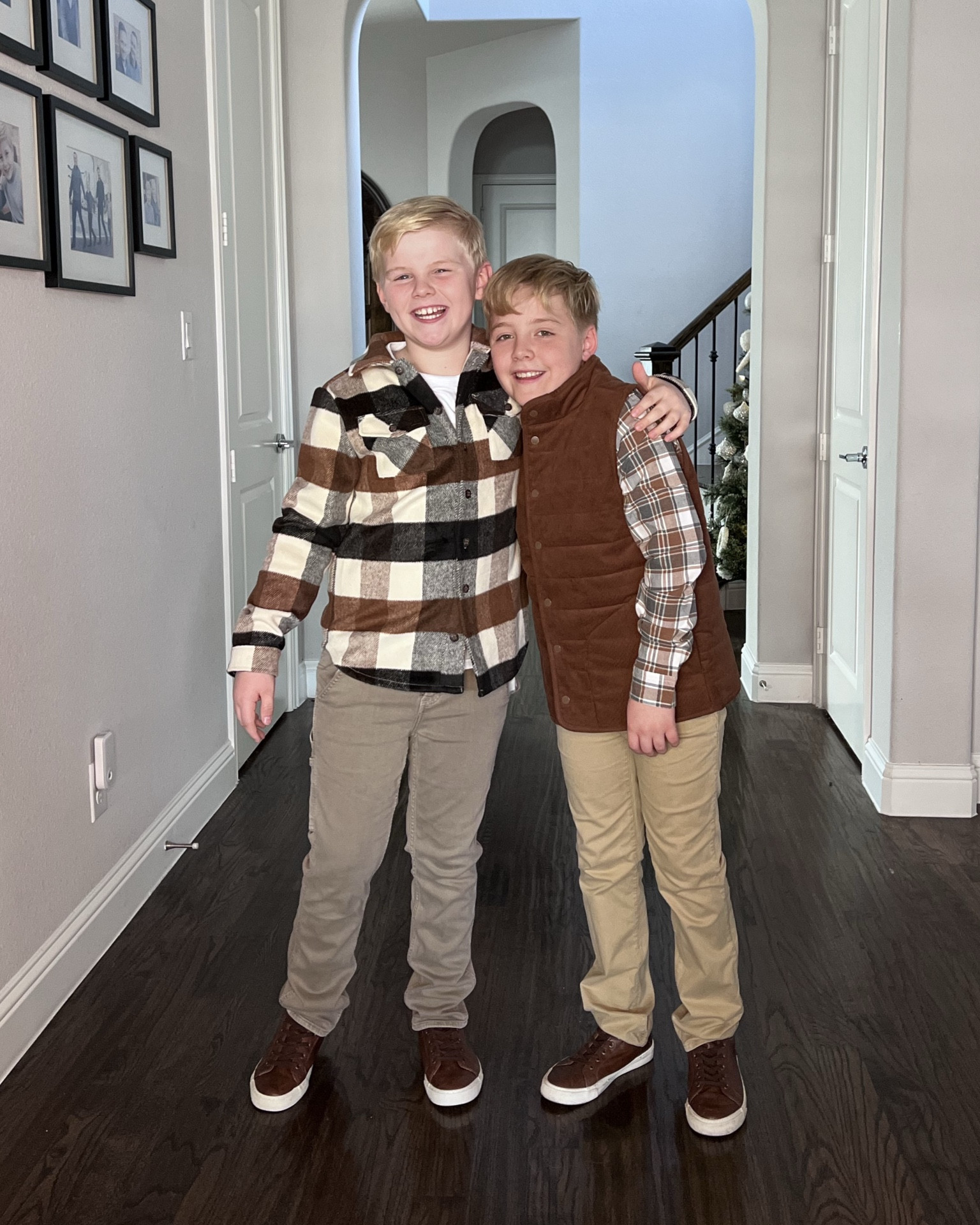 Mad for plaid and loving the way these neutrals go together from Jamie & Jack

#LTKFamily #LTKKids #LTKFindsUnder100