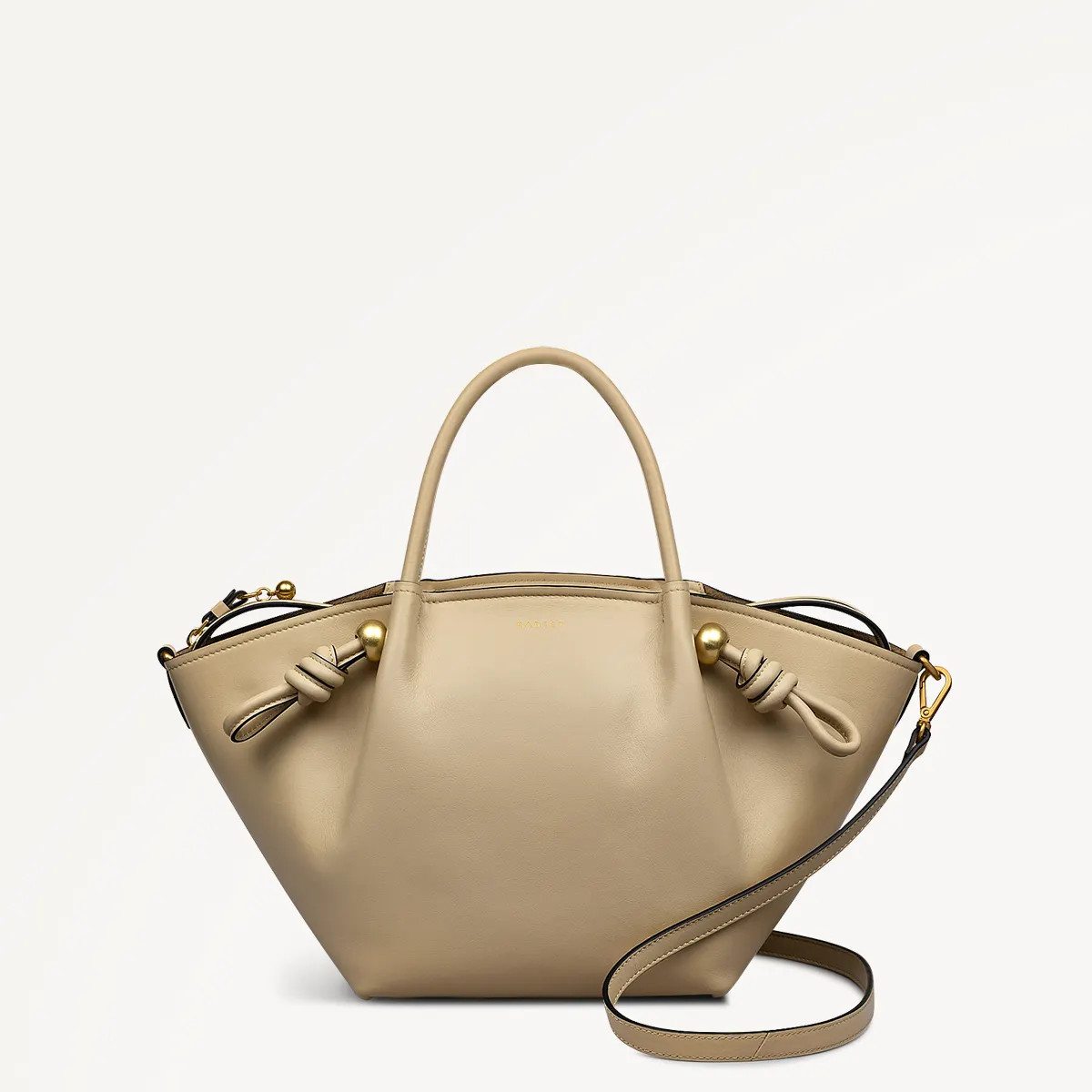 Stone Beige Leather Grab Bag | The Romilly SS25 | Radley | Radley London US