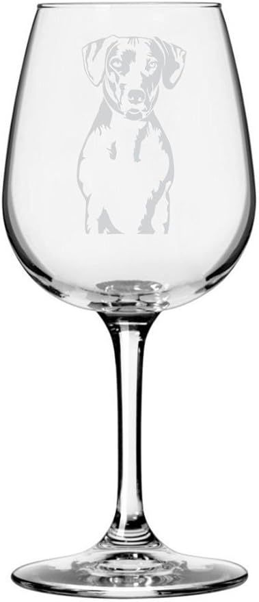Rhodesian Ridgeback Dog Themed Etched All Purpose 12.75oz Libbey Wine Glass | Amazon (US)