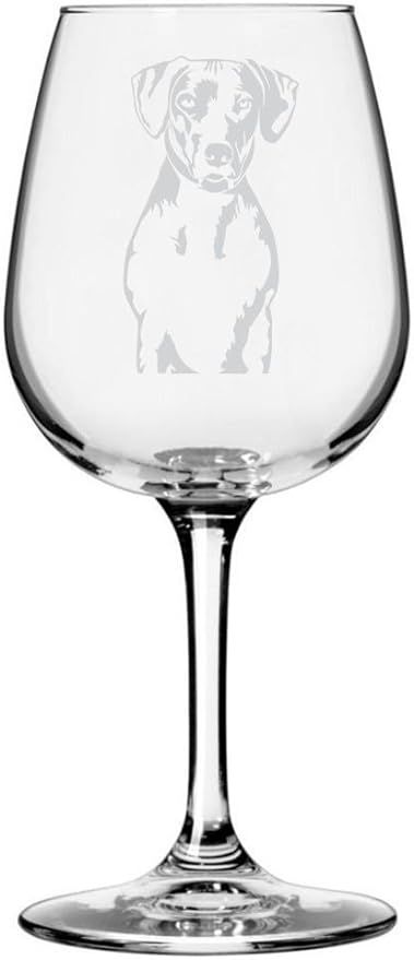 Rhodesian Ridgeback Dog Themed Etched All Purpose 12.75oz Libbey Wine Glass | Amazon (US)