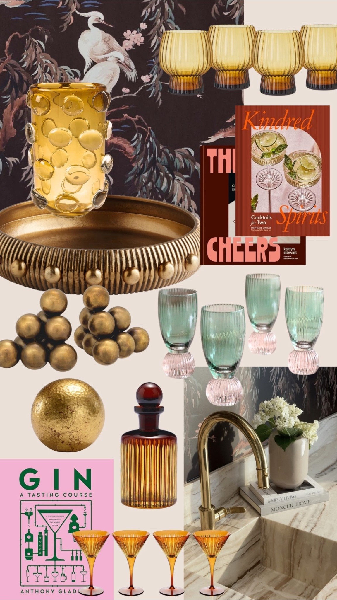 Give me an empty bar, I am going to fill it with glass wear ✨ 

 #LTKHome