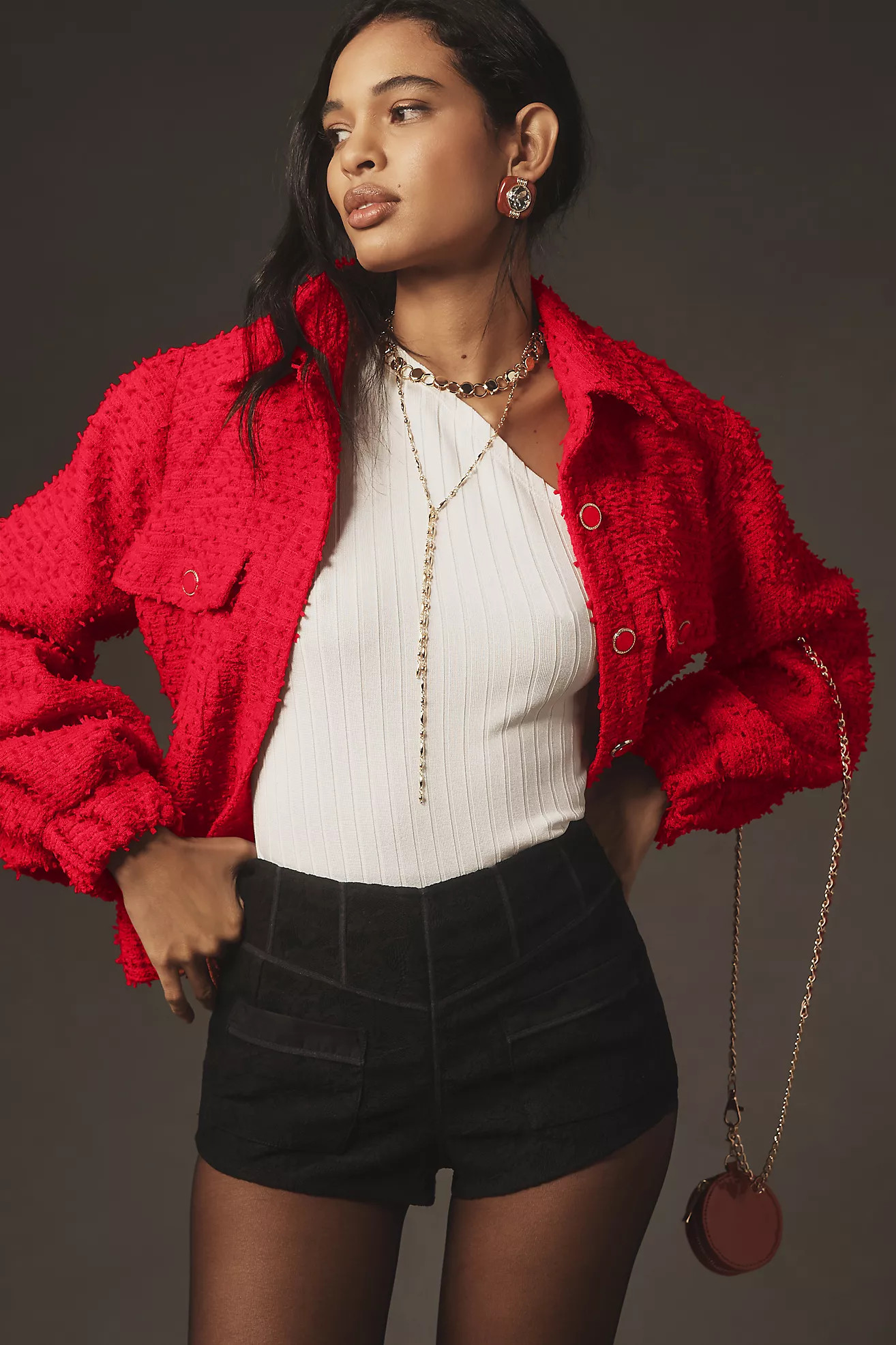 Maeve Corseted Micro Shorts | Anthropologie (US)