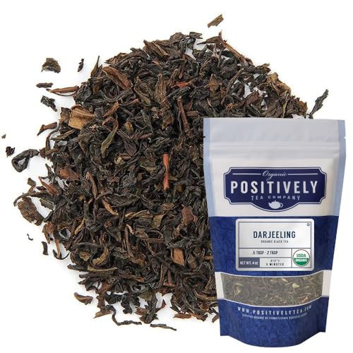 Organic Positively Tea Company, Darjeeling Black Tea, Loose Leaf, 4 Ounce | Amazon (US)