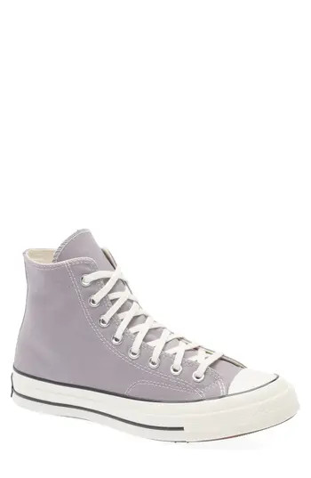 Converse Chuck 70 Canvas High Top Sneaker in Mauve Stone/Egret/Black at Nordstrom Rack, Size 13 | Nordstrom Rack