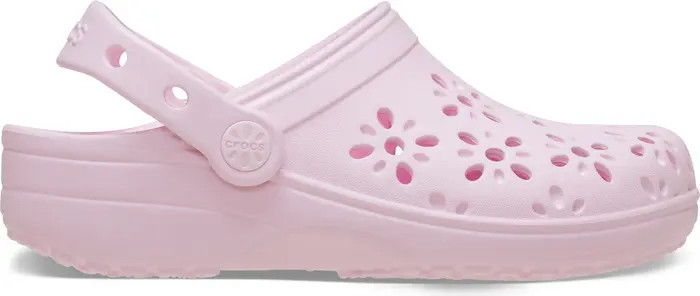 Kids' Classic Floral Cutout Clog | Nordstrom